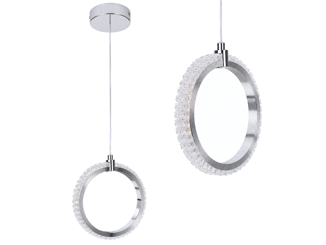 Candeeiro Suspenso TOOLIGHT Lhj126 1cp Chrome Led