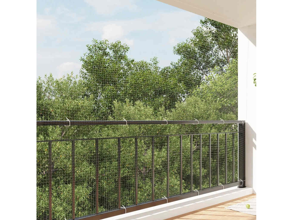 Vidaxl Rede Transparente 6x3 M Nylon
