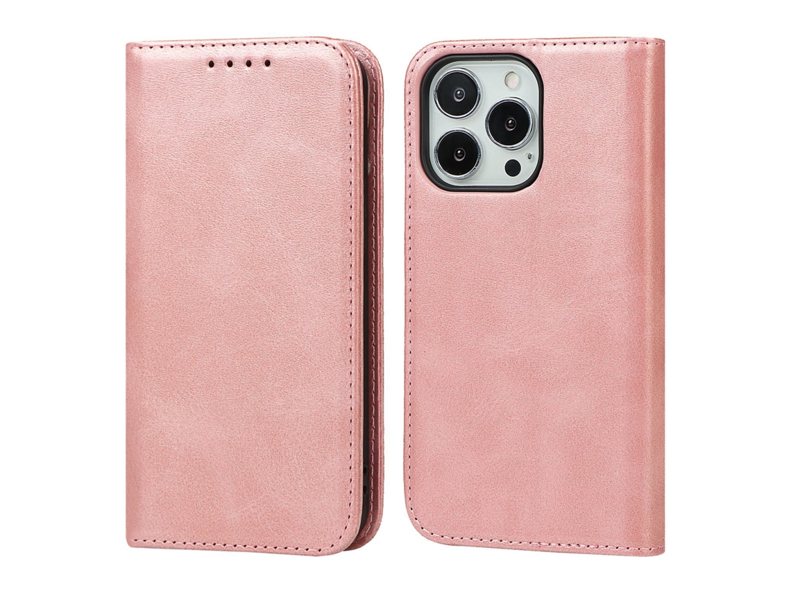Capa Lurelia Robusta Em Pele Magnética, Estilo Rose, Rosa
