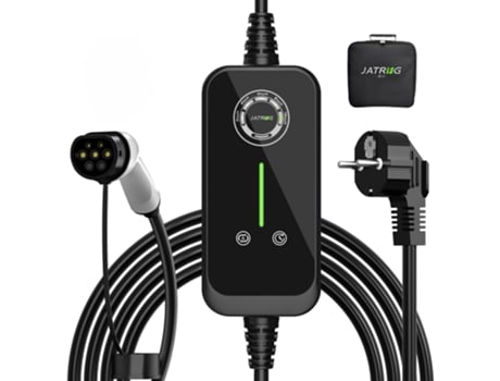 P1 36 15m Carregador Rápido Portátil Monofásico De 3,6 Kw A 1,5 Kw Para Veículos Elétricos Tipo 2 Com Corrente Comutável De 16a A 8a Jatrhg