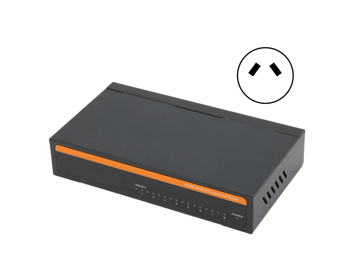 Switch de 8 Portas Gigabit LAXISCREED