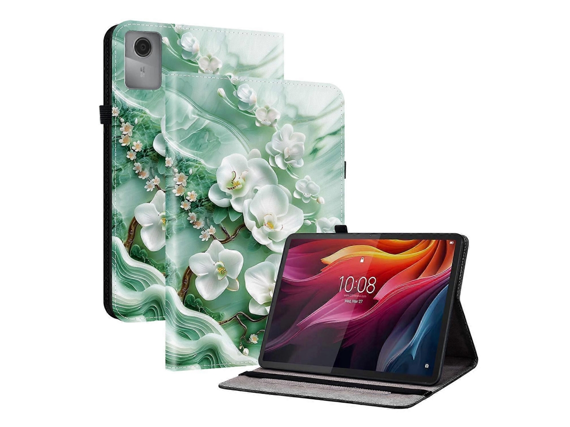 Capa de couro para tablet com textura de cristal colorido Webake