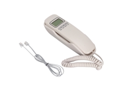 Telefone Fixo LAXISCREED Lcd Redial Tom Selecionável Branco