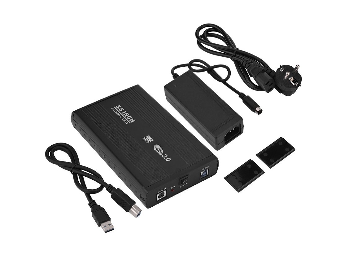 Enclosure De Hdd Externo Usb 3.0 5gbps Case De Disco Rígido Externo Para Ssd/hdd/sata
