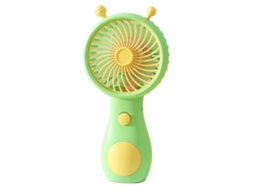 Ventilador Portátil Caracol Usb Recarregável Verde