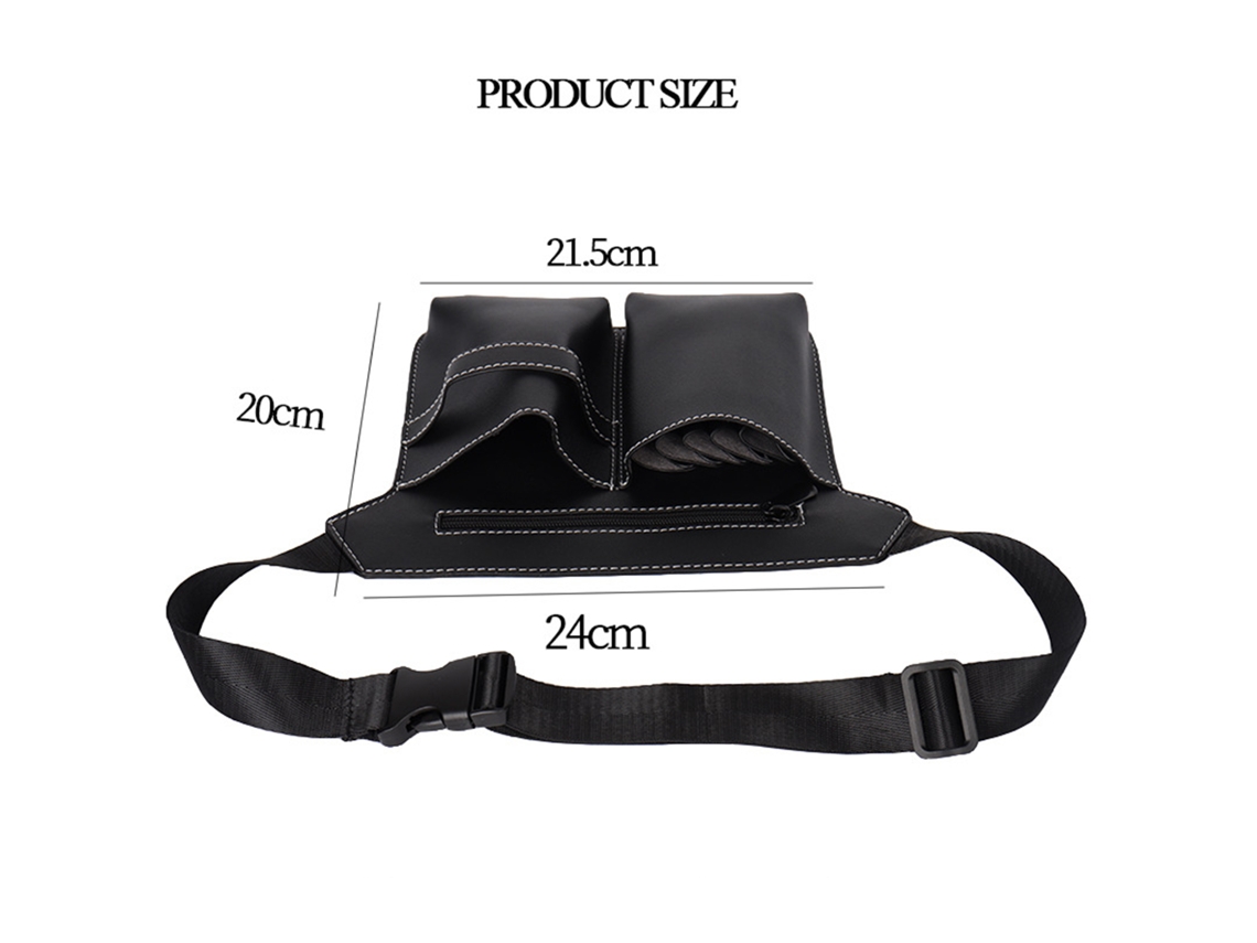 Bolsa Multifuncional Para Cabeleireiro Kit De Ferramentas De Cabeleireiro Cinto Com Compartimentos Para Tesouras