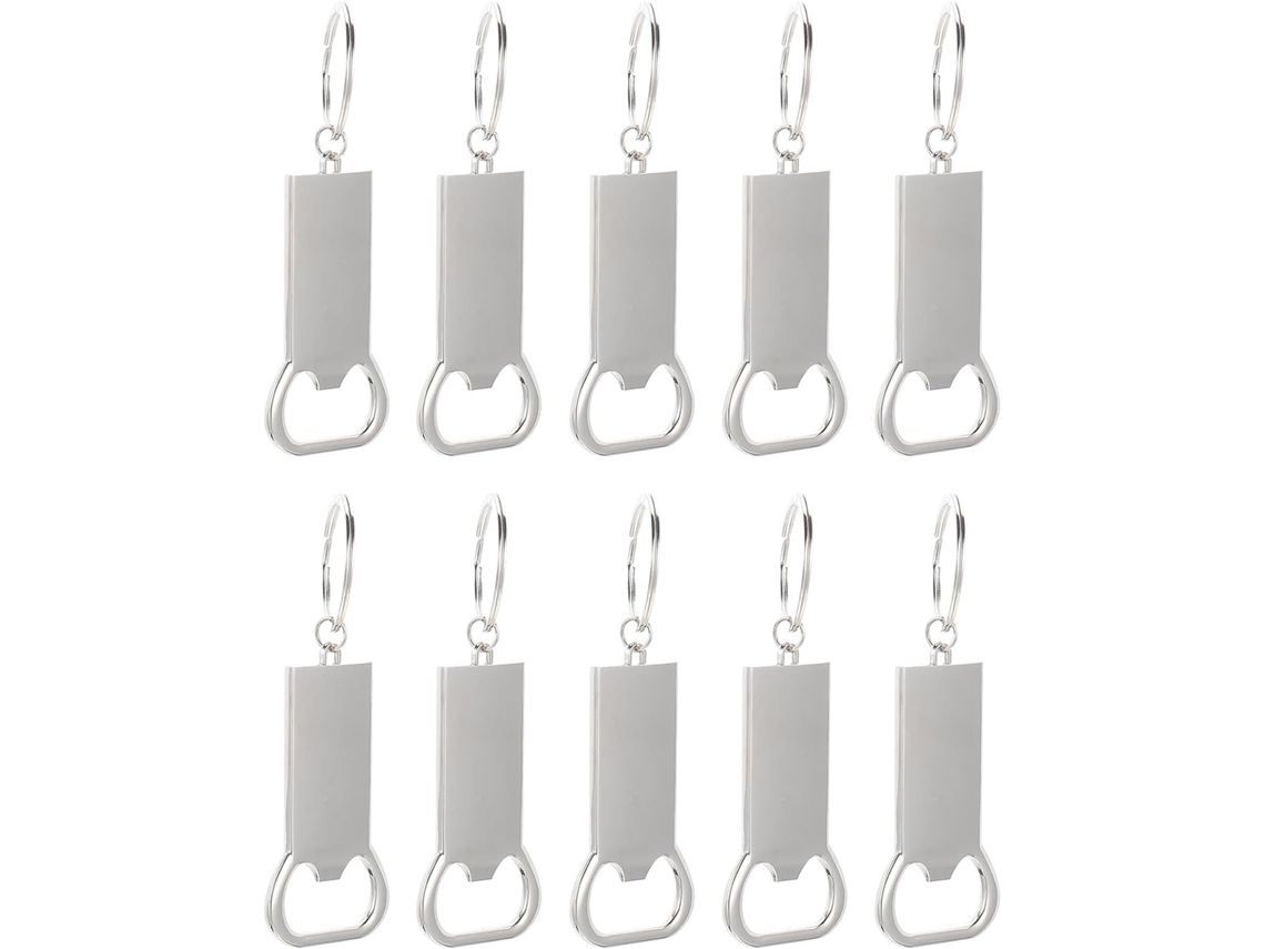 Conjunto de 10 Abridores de Garrafa em Liga de Zinco SFUSHOS