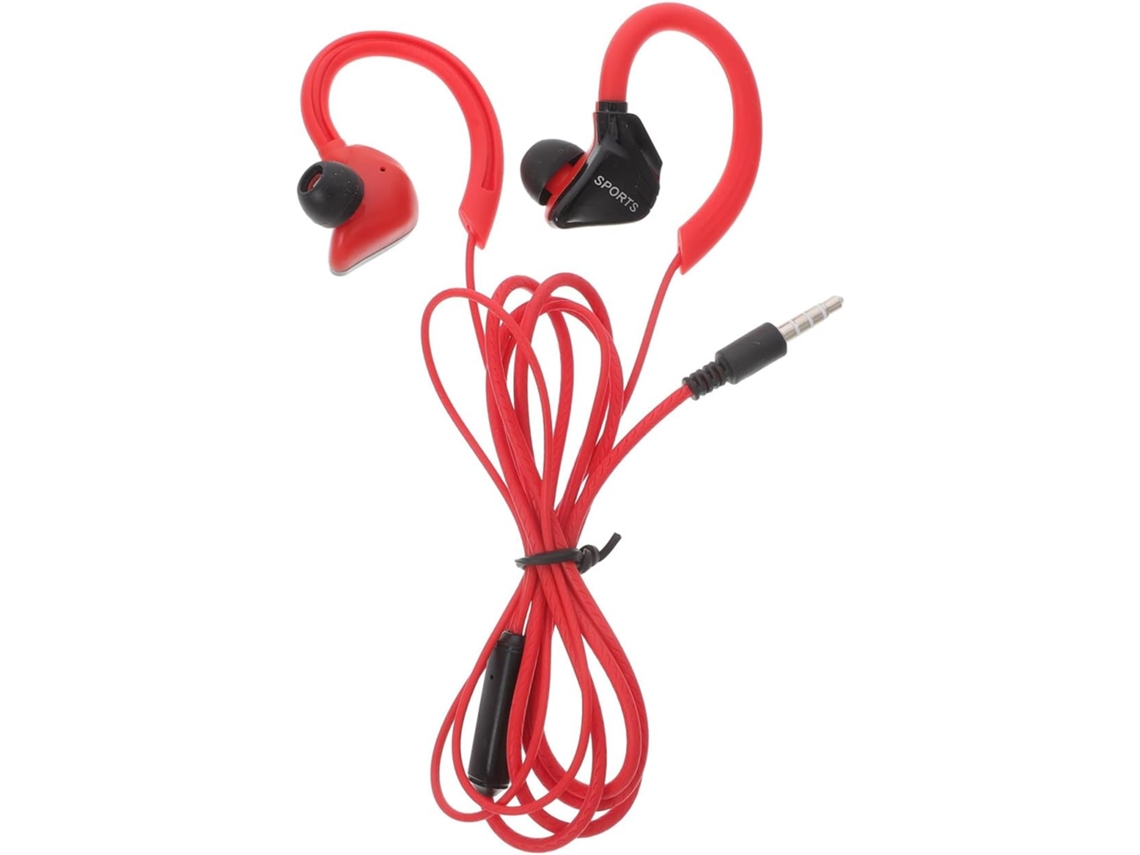 Fone De Ouvido Com Fio Gancho Orelha E 3,5 Mm, Para Ruído Graves Cor