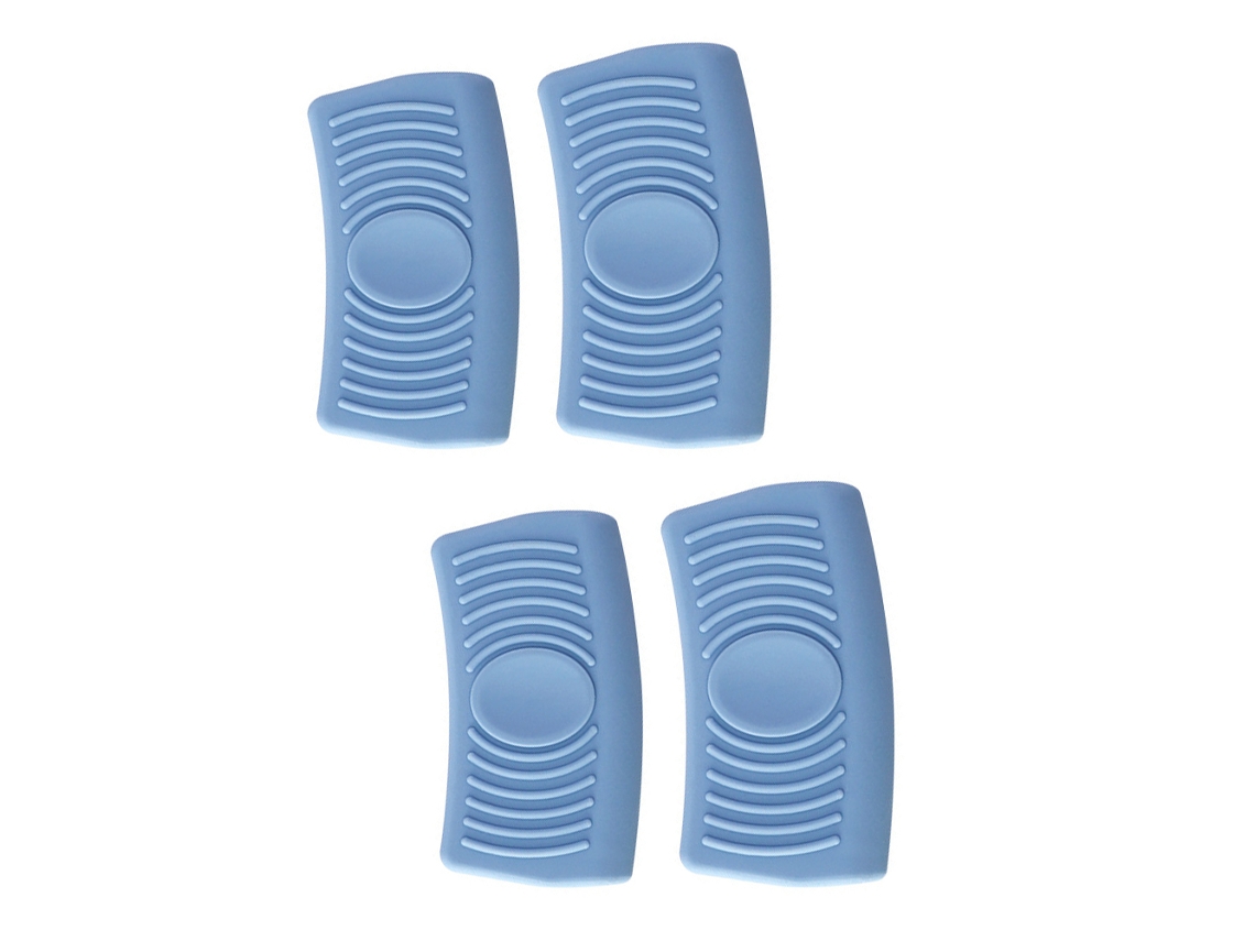 Pega Auxiliar Em Silicone Para Panela Térmica, Suporte Para Panela De Ferro Fundido Com Capa De Proteção Rnemitery