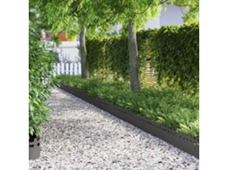 Vidaxl Delimitadores De Relvado 20 Unid. 103 X 0,05 X 22 Cm Aço Preto
