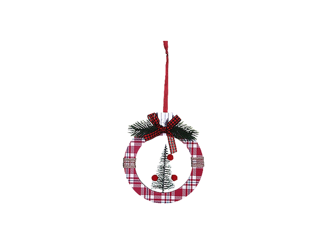 Laxiscreed Guirlanda Natalícia Pequena Vermelha Para Decoração De Árvore De Natal
