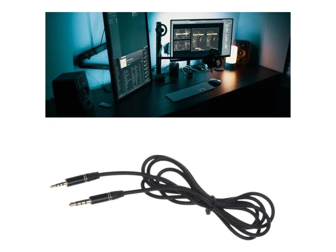 Cabo De Áudio Compatível, Para Dispositivos Eletrônicos, Com Conexão R