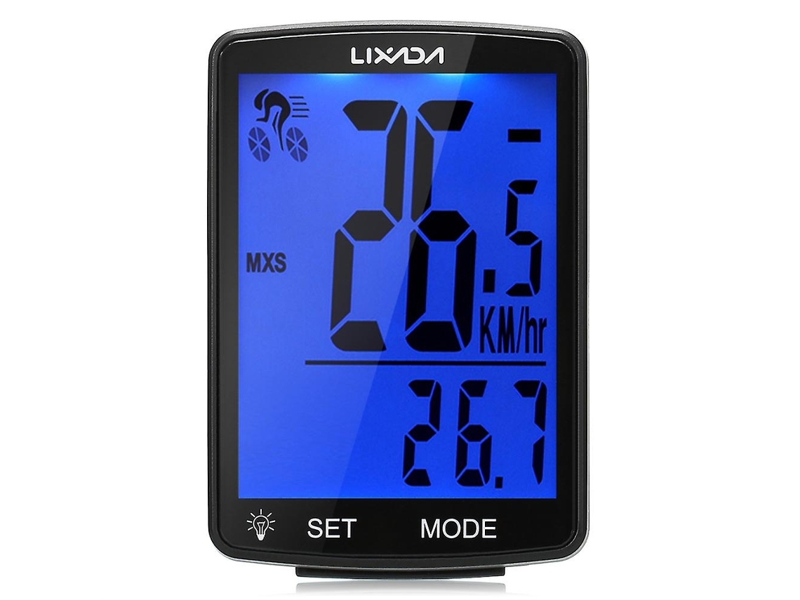 Lurelia Ciclocomputador, Sem Fio Com Display Lcd Multifuncional E Velocímetro Para Mountain Bike