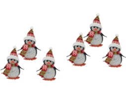 Conjunto De 2 Luminárias Noturnas De Led Em Formato De Pinguim, Luz Suave E Decorativa Para Cabeceira.