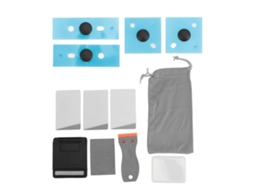 4pcs Pés De Notebook De Substituição Anti-derrapante Com Ferramentas Acessórios De Base Inferior Preto