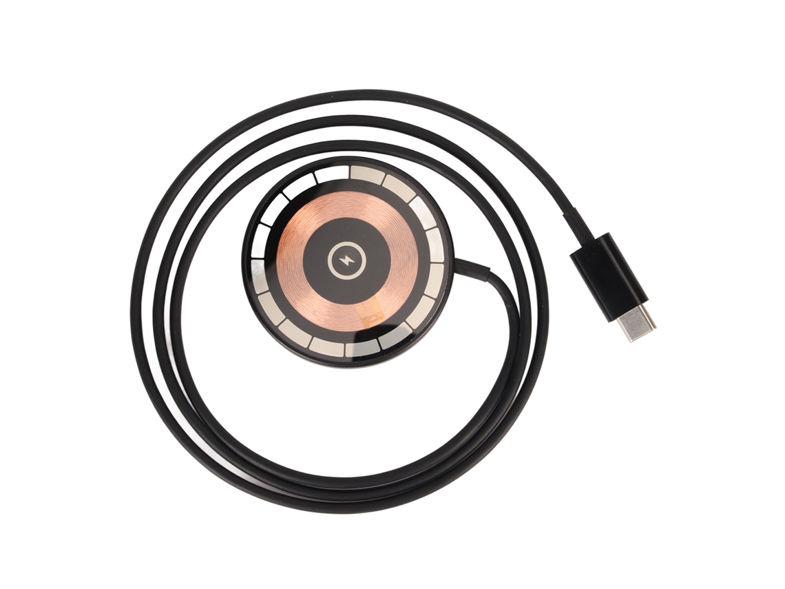 Aetheria carregador Sem Fio Magnético 15w Type C Pad para Iphone 12 13 14 Mini Plus Pro Max Airpods 3 Pro 2