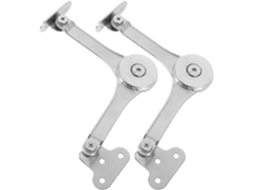 Conjunto De 2 Dobradiças Elevação Para Portas Móveis Em Liga Zinco, Com Fácil Instalação E Design Multifuncional