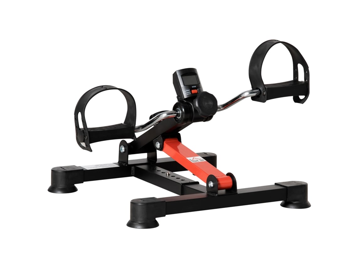 Mini bicicleta ergométrica com visor LCD, altura e comprimento ajustáveis S/MARCA