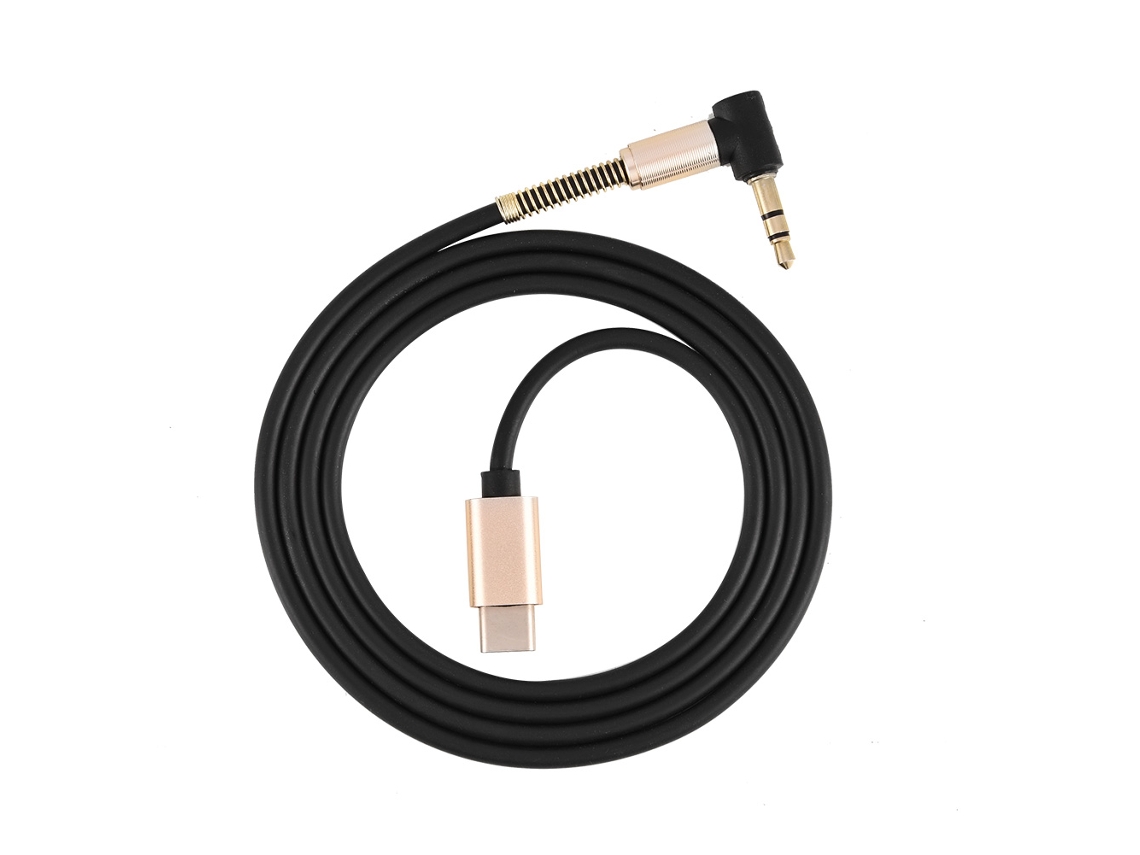 Aetheria cabo Adaptador Type c para 3.5mm Jack Áudio Auxiliar para Google Pixel Xiaomi 6 Moto Z