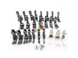 Conjunto de 25 pés calcadores para máquinas de costura Juki KP PF25 S/MARCA