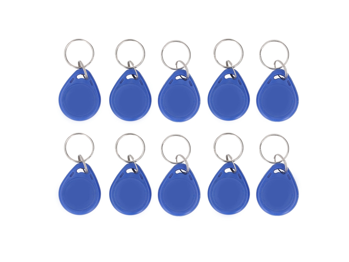 10pcs Chaveiros Ic 13,56mhz Compatíveis com T5577 para Controle de Acesso Porta Rfid