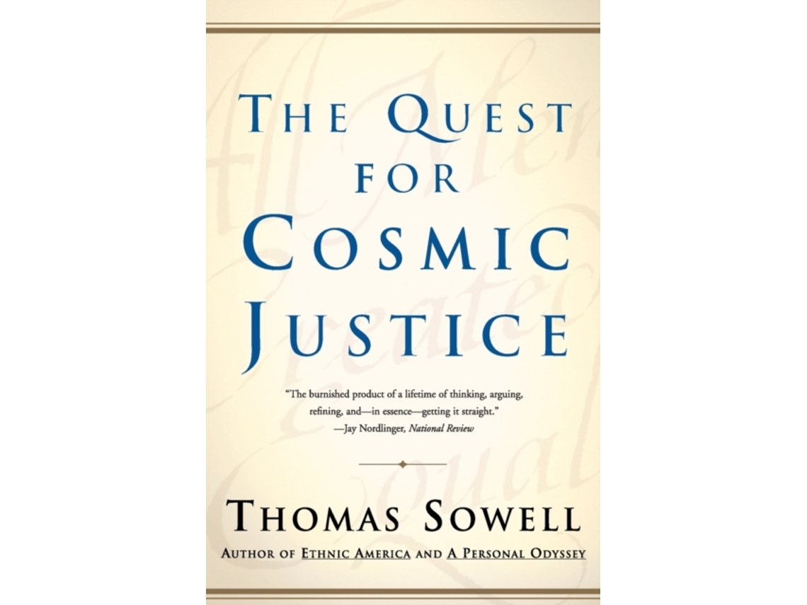 Livro The Quest for Cosmic Justice Thomas Sowell (Inglês)