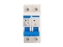 Disjuntor Miniatura 2p Com Proteção Contra Fuga 40a 400vac Dz47-63