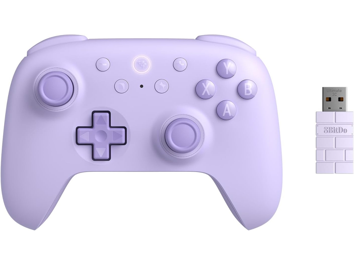 Controlador de Jogo 8BITDO Ultimate 2C Wireless (Roxo)