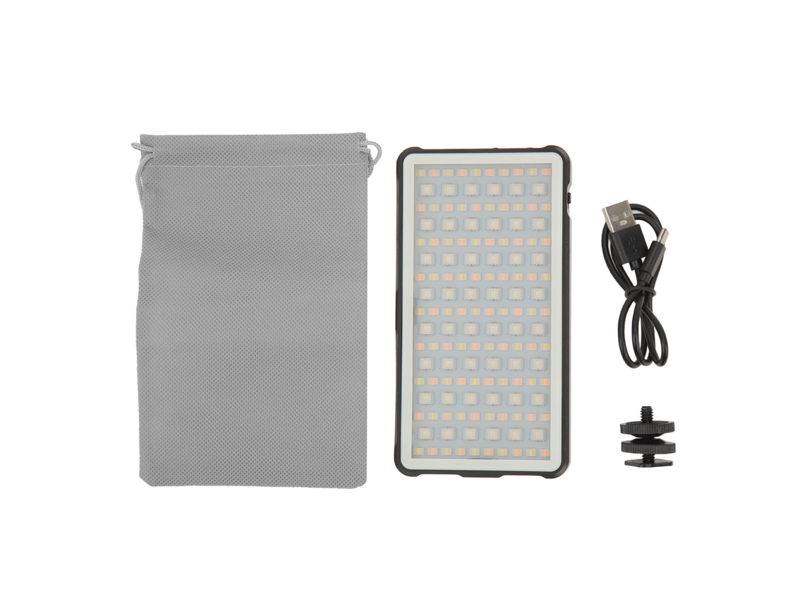 2026 painel Led Rgb de Luz de Vídeo Portátil para Câmera Recarregável com Tela Hd