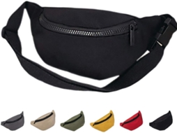 Bolsa De Cintura Infantil - Pochete Para Crianças - Preto