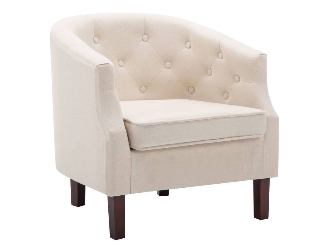 Armchair, Armchairs Vidaxl Bege Tecido