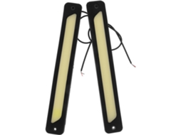 Luzes Diurnas De Led Ultechnovo, Faixa De Luz Silicone 2 Peças, Flexível E À Prova D Água Para Carros Caminhões