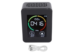 Monitor de ar com detecção de temperatura, umidade e CO2 EOOCOO
