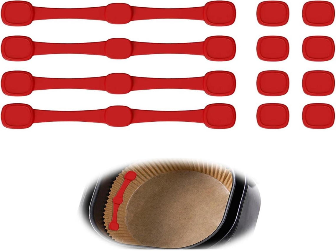 Lurelia Clipes Magnéticos, Silicone, Descartável, Para Papel De Air Fryer