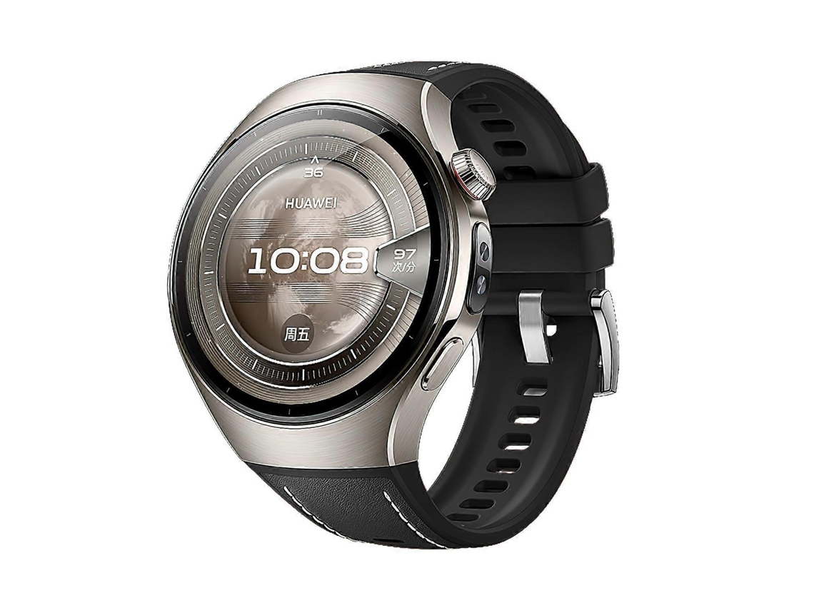 Pulseira De Relógio Híbrida De Silicone E Couro