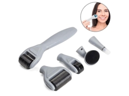 6 em 1 Derma Roller com Agulhas Microneedles para Cuidado Facial e Corporal