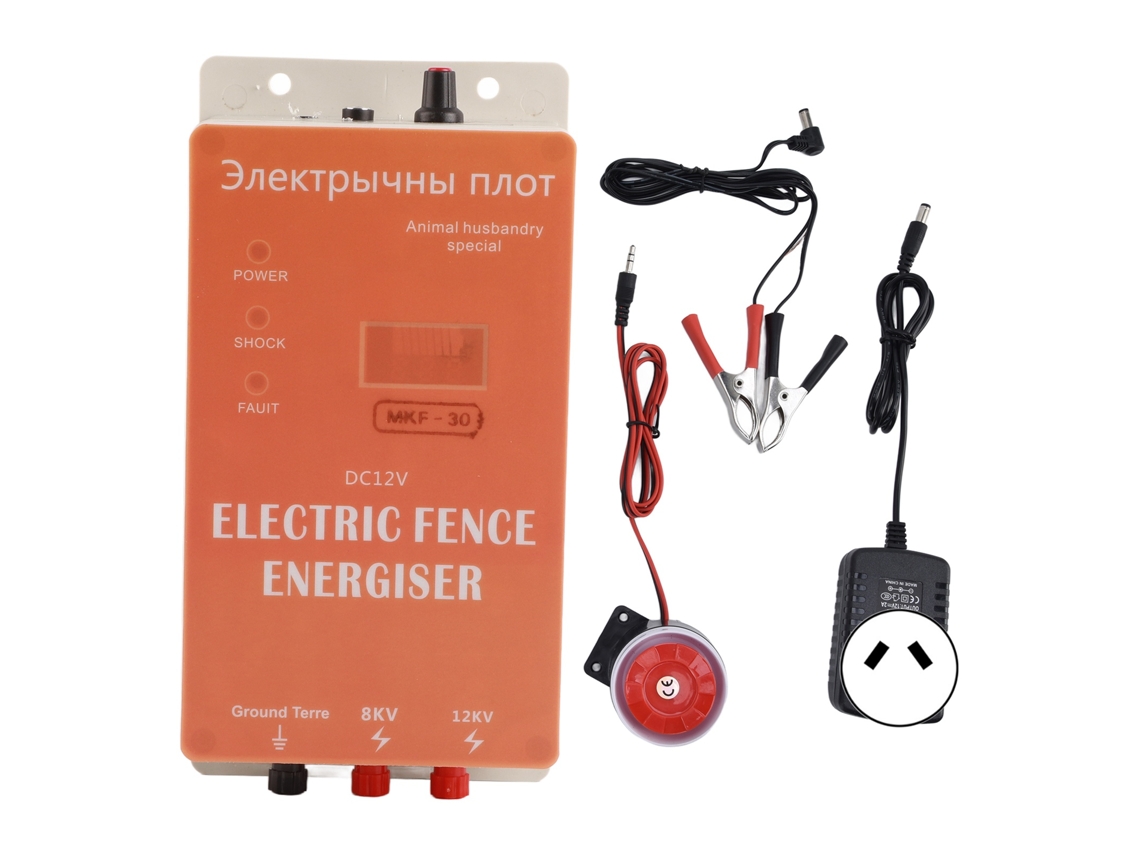 Energizador Cerca Elétrica 30km Seguro Alto Voltagem 100 240v
