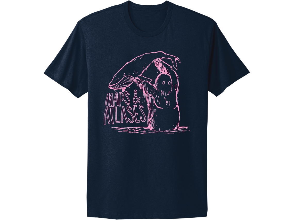 Camiseta Maps Atlases Monster ROCKINSTONE Unissex Adulto Mais Vendidas Tamanho: G