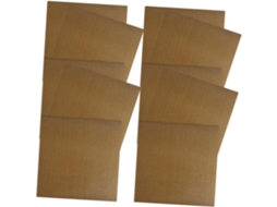 Conjunto de 10 adesivos protetores resistentes ao calor para chapas e modelismo, peças reutilizáveis e portateis.