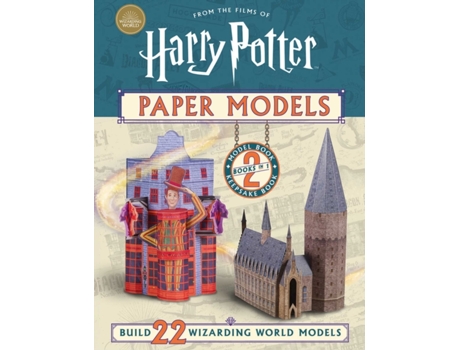 Livro harry potter paper models de moira squier (inglês)
