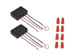 Lote com 2 Interruptores de Toque, Interruptores Dimmer de Led, Módulo OEM