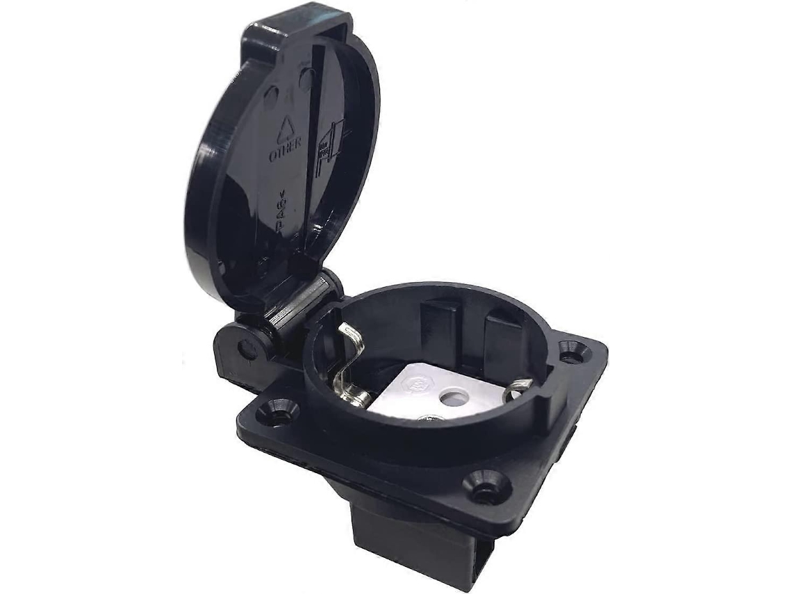 Socket Europeu Tipo E/f Impermeável Ip44 16a, Socket Industrial Antipoeira com Tampa para Alemanha/frança