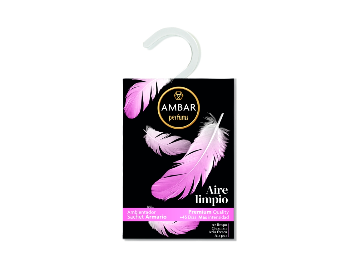 Ambientador de Armário AMBAR PERFUMS Ar Limpo Ambar 45Dias