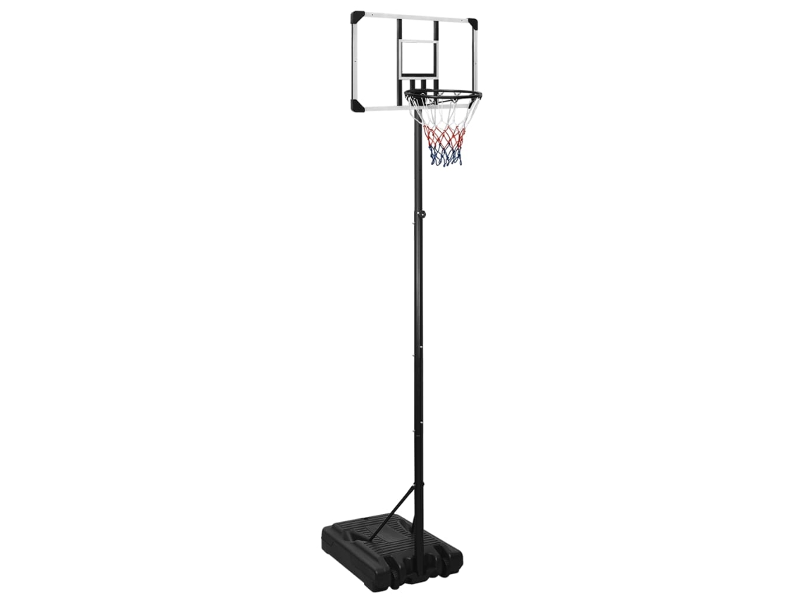Vidaxl Tabela De Basquetebol 280-350 Cm Policarbonato Transparente