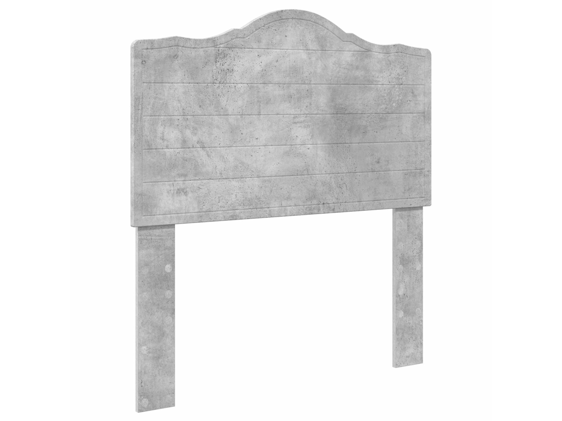Cabeceira | Painel De Cama Cinzento 80 Cm Madeira Processada