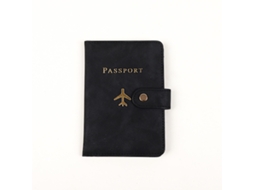Porta-passaporte Multifuncional, Porta, Documentos Prático, Organizador De Viagem Para Vários Cartões, Cjy Preto