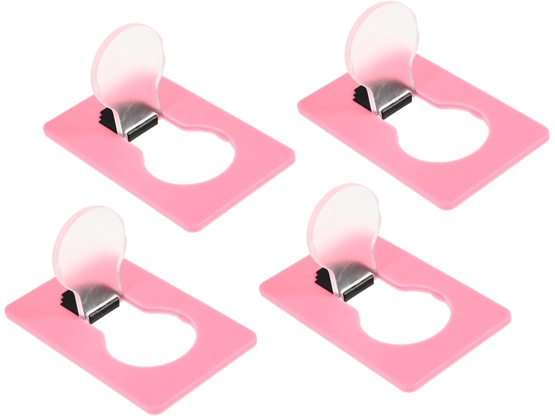 Lâmpadas Led Operitacx Pink Card, Pacote Com 4, Mini Luzes Noturnas