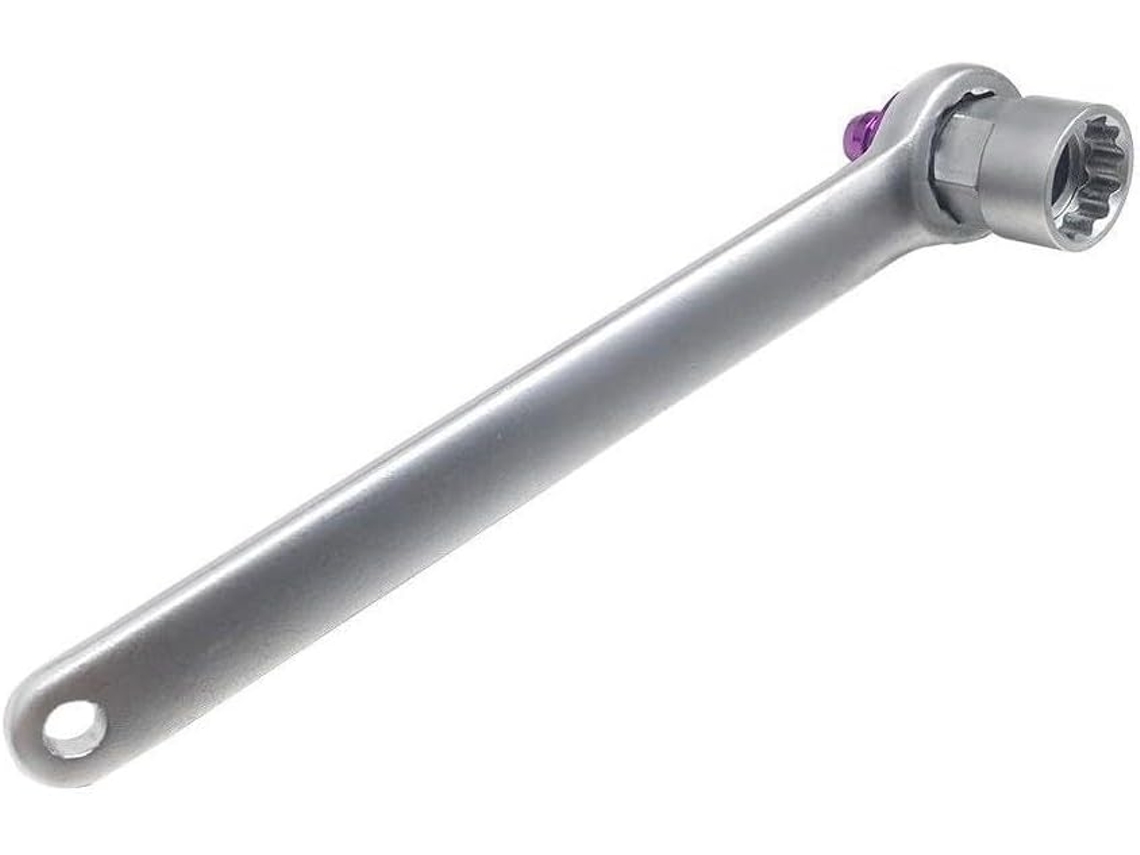 Chave De Drenagem Fluido Freio, 11 Mm, Liga Hexagonal, Roxa E