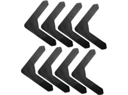 Conjunto de 3 Adesivos Antiderrapantes para Carpete, para Casa e Escritório, Sem Deixar Marcas, 8 Peças X 3 CHABERLU