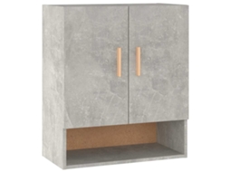 Wall Cabinet, Wall Cabinets Vidaxl Cinzeto Madeira Processada (n/a)